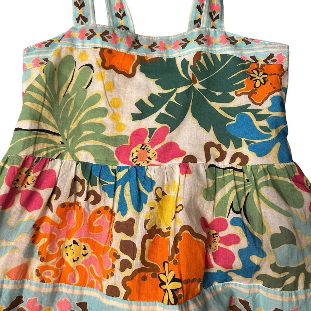 Beach Riot Girls Floral Maxi Dress in White, Green, Blue, Pink, Yellow, Orange - Picture 5 of 9
